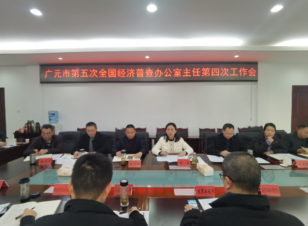 广元召开全市五经普办公室主任第四次工作会